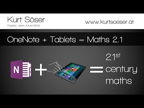 OneNote+Tablet-PC = 21st century maths