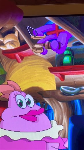 Freddi fish 5 eating ketchup on ￼ everything ￼￼