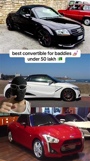 Best Convertibles Under 50 Lakh for Pakistan