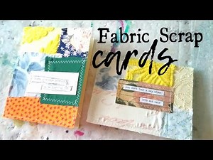 How to Make Cards Using Fabric SCRAPS