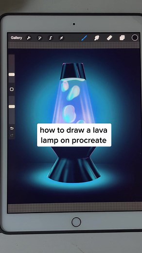 Draw a Lava Lamp on Procreate: Easy Tutorial