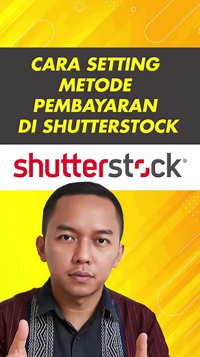 Cara Setting Metode Pembayaran di Shutterstock