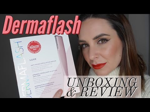 DERMAFLASH | At Home Dermaplaning | DEMO | Unbox | Review