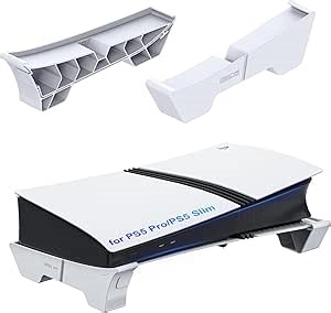 Horizontal Stand Compatible with PS5 Pro/PS5 Slim Console, Base Stand Accessories for PlayStation 5 Slim/Pro Disc & Digital Edition(Not for PlayStation 5 2020)