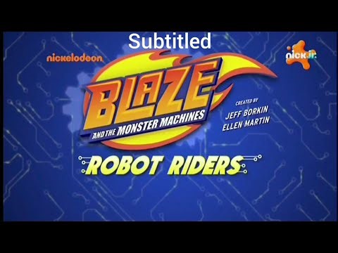 Blaze Y Los Monster Machines: Robot Riders Robots Corredores intro English/Inglés en Nick Jr África