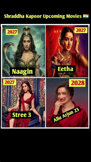 Shraddha Kapoor is Queen👑🥰 of Indian cinema? 🇮🇳🚩 #naagin #vitha(eetha) #stree3 #aa23