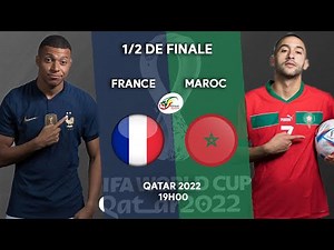 🔴FRANCE - MAROC LIVE / 1/2 DE FINALE / MBAPPE VS HAKIMI / FIFA WORLD CUP, MONDIAL 2022