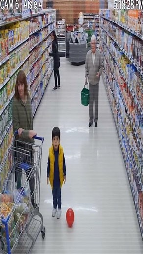 CCTV Shows Time Freezing in Supermarket — Only One Child Still Moving!