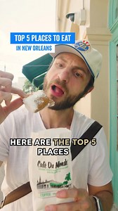 644K views · 10K reactions | top 5 must eat places in New Orleans #neworleans #beignets #neworleansfood #foodies #poboy #sandwiches #breakfastsandwich | Jeremy Jacobowitz | Facebook