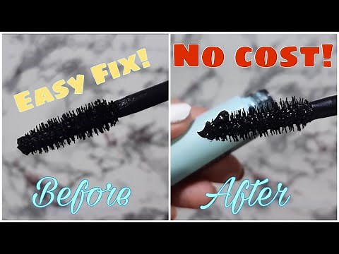 How To Fix Dried Mascara Easiest Way || Michelle Panti