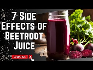 7 Side Effects of Beetroot Juice