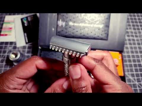 Pearl Flexi Open Comb safety razor - unboxing