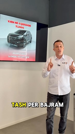 Çdo automjet eshtë perzgjedhur dhe kontrolluar nga ekspertët tane per cilesi dhe besueshmëri të plotë, shitet gjate rruges dhe jo ne Shqiperi. Marka: Peugeot Modeli : 3008 Viti : 2017-2018 Motorri: 1.6 Diesel HDi KM: 140.000 Cmimi : 11.200€ (deri ne portin e Durresit pa dogane) Kodi : A025 Kosove Adresa : Rruga “Ymer Aliu “Prishtine, Lagja Kalabria ne Emshir perballe Europrint. Per rezervime : 383 48 767 774 3 / 383 48 767 779 #albkorimport #prishtine #vetura #explorepage #fyppp #albkorimportkos