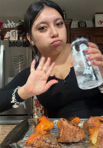 had to hope on the trend 😍😍😍 @Courtney Cook send me some butterkase cheese please 🥲🥲😔 @Lauren Rose Flores #fyp #sweetpotato #f #cook #foodie