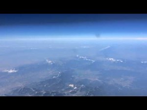 Flight Scenery at 40,000 Feet