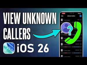 How to View Calls From Unknown Callers on iPhone (iOS 26)