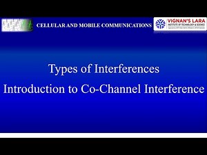 unit-2 Types of Interference, Introduction to co-channel Interference