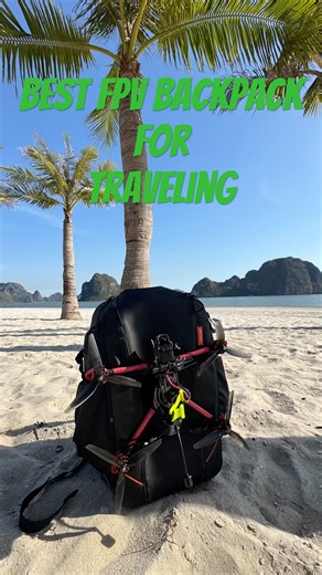 Halong Bay Vietnam 🌴 Palm Trees, Beach & Sea + PGYTech OneMo FPV Backpack @PGYTECH #fpv #travel