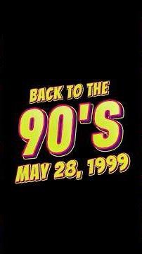 What Was On TV May 28, 1999 📺