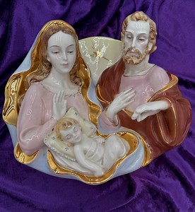 Vintage Italian Nativity Wall Plaque – Holy Family Ceramic - Etsy