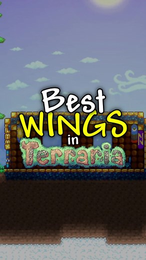 These are the BEST Wings to use in Terraria 🌳🪽 #Terraria #gaming #terrariagameplay #terrariamemes #terrariamobile