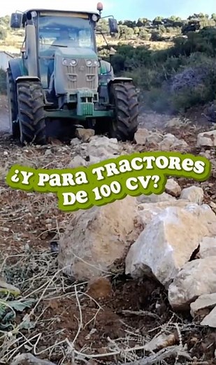 Trituradoras de piedra: para tractores de 100 CV