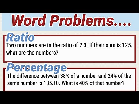 Ratio and Percentage for Civil Service Exam | MATH Word Problem NAPOLCOM LET entrance test