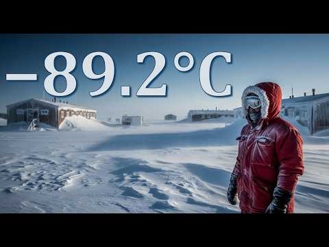 −89.2°C: Coldest Temperature Ever Recorded on Earth | Vostok Station Antarctica