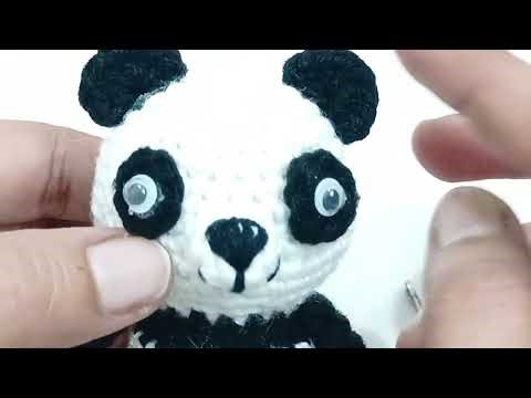 Crochet Panda 🐼 Hindi video /Crochet Cartoon Hindi Tutorial 