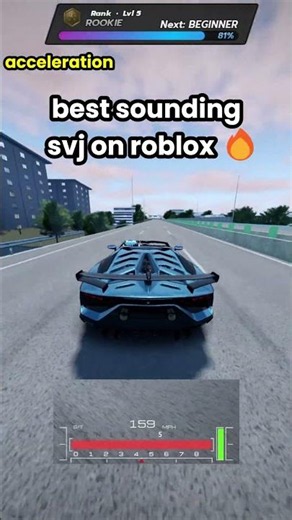 Best Sounding SVJ On Roblox🔥