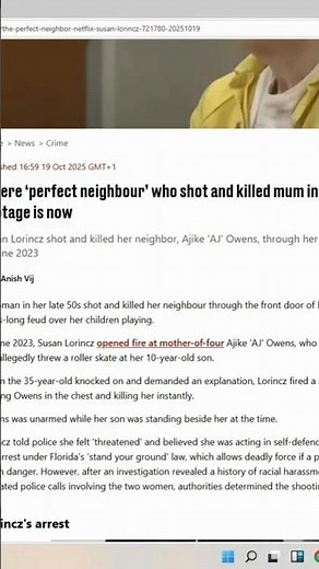 The "perfect neighbour" woman who shot and killed her neighbour! #crimestories #netflix #shorts