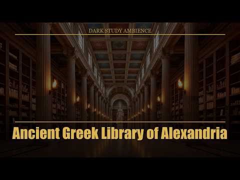 Ancient Greek Library | Dark Academia Ambience | 3 Hours Philosophy & Silence