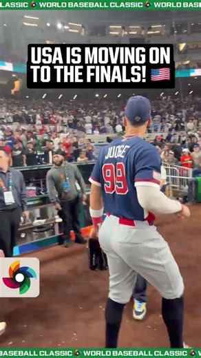 USA advances to World Baseball Classic Championship!