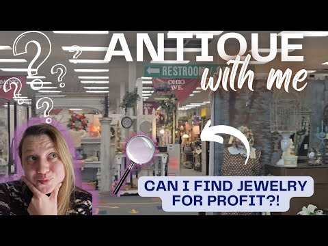 Can I Flip Jewelry for Profit from the Antique Store? HUGE Ohio Anytique Mall Trip for Reselling