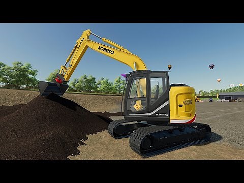 FS22 🚧 Kobelco SK-140SR LC 🚧 Farming Simulator 22 Mods