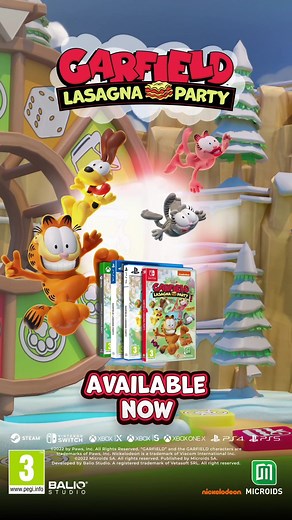 Garfield Lasagna Party is out now for PS4, PS5, Nintendo Switch and Xbox!