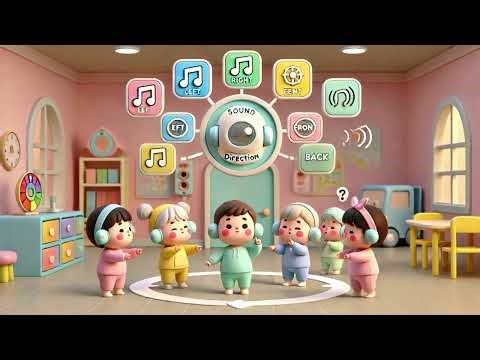 🔊🎵 Sound Direction Game – Listen, Move & Learn for Kids! 👂➡️✨