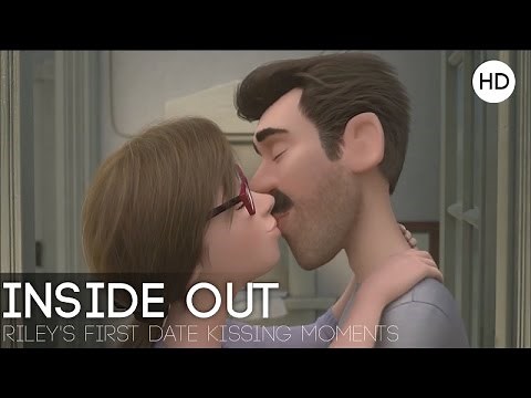 Inside Out - Riley's First Date Kissing Moments HD