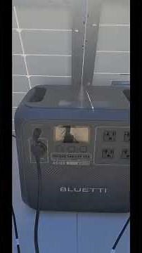 How to charge your BLUETTI AC180!!! 🔋🔋#love #solar #BLUETTI #camping #power Solar is in series