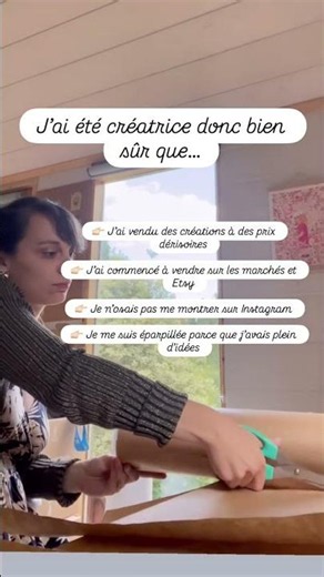 J'ai été créatrice donc bien sur que...
