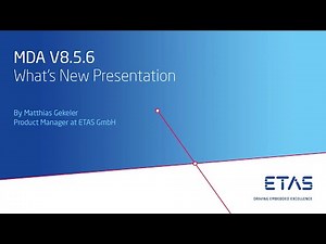 MDA V8.5.6 What’s New Presentation