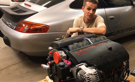 Watch me LS swap my high-mileage Porsche 911