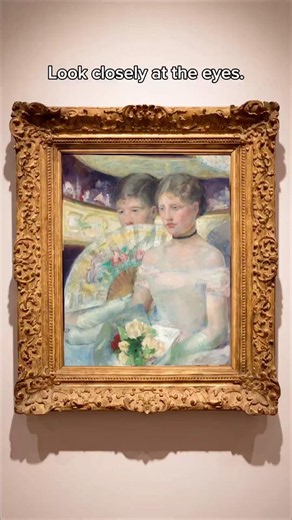 Look closely at the eyes | Cassatt #arthistory