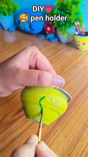 Pen Holder Making At home || How ToMake Pen Holder ||#shorts #youtubeshorts‪@dimpycraft‬