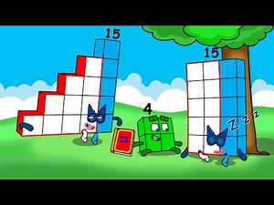 Don’t Disturb Sleeping Numberblocks 15 - Numberblocks fanmade coloring story