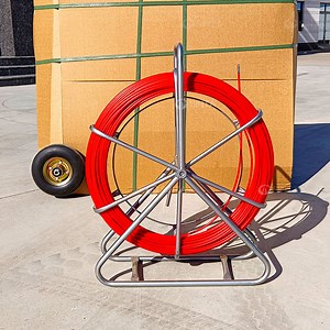 [Hot Item] 12mm 300m Fiberglass Duct Rodder Tracing Duct Rodder Fiberglass Push Pull Rodding Cane