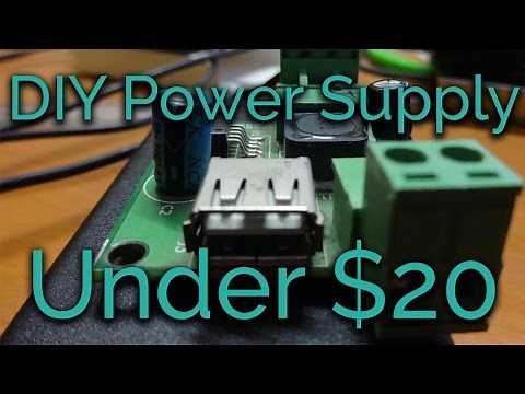 DIY 5v 3A PSU Under $20 for Raspberry Pi and other SBC