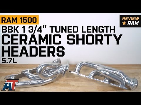 2009-2018 Ram BBK 1-3/4" Tuned Length Ceramic Shorty Headers 5.7L Review