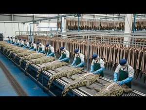 Inside The Crocodile-Leather Factory: From crocodile skin to luxury leather shoes (Full process)