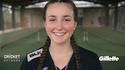 Up-and-coming allrounder Rianna Carlson will get the chance to test her skills at the Gillette Cricket Academy! | cricket.com.au